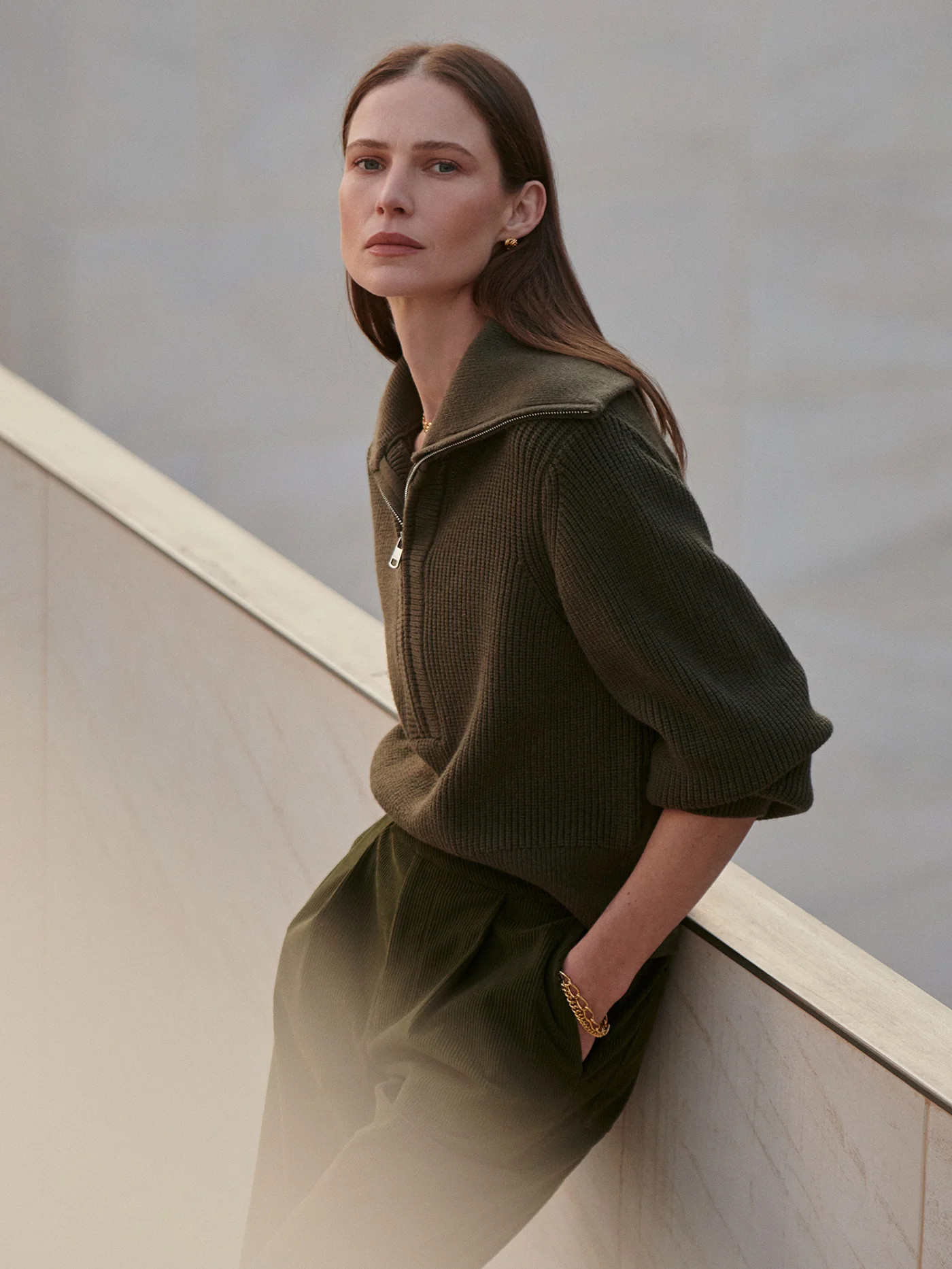 Maura Half-Zip Rib Knit | Varley US