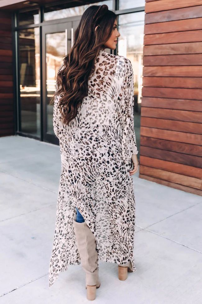 Unstoppable Soul Animal Print Kimono | The Pink Lily Boutique