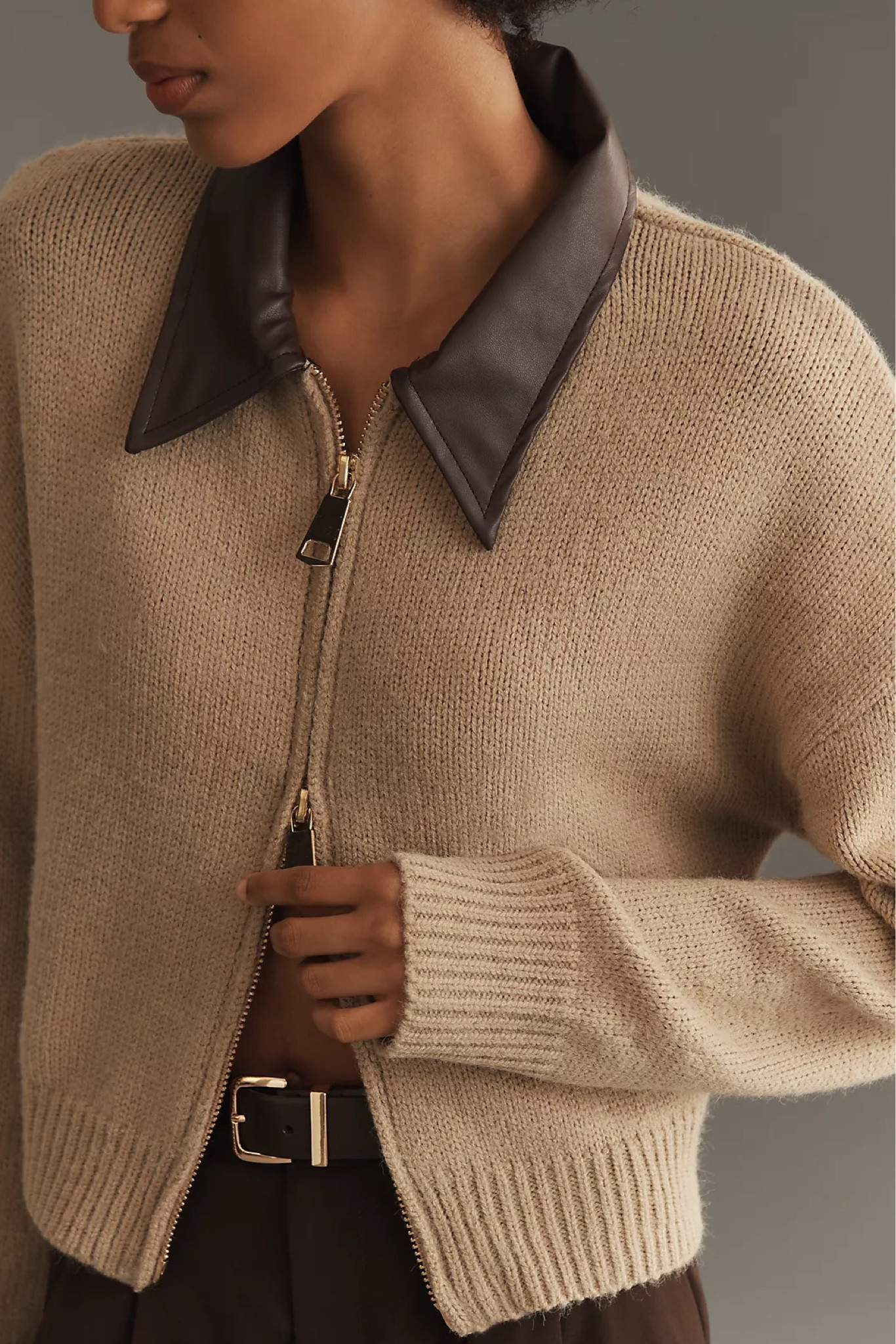Cardigan/Barn Jacket Hybrid 🤎
