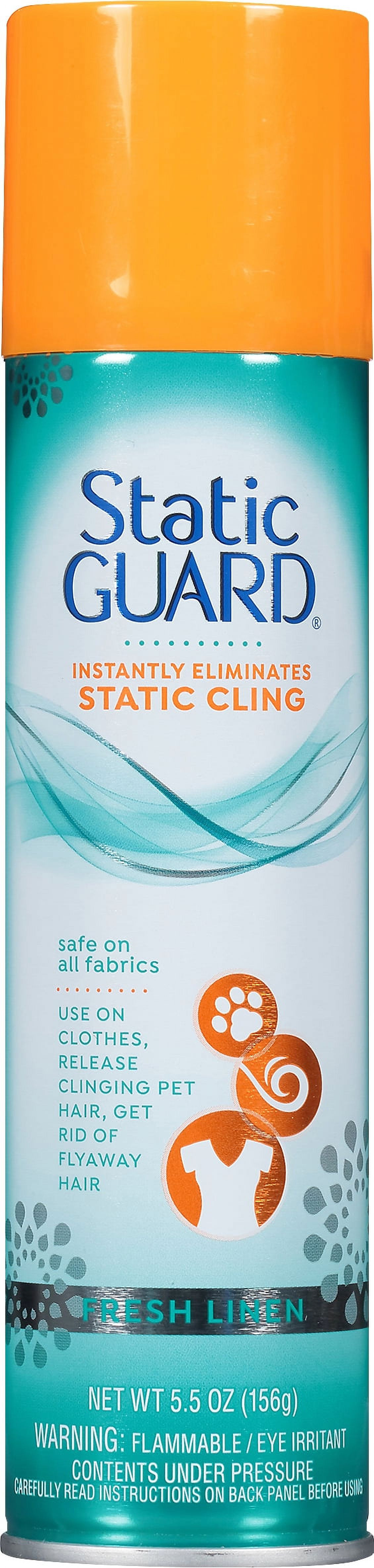 Static Guard Fresh Linen Scent Spray, 5.5 oz - Walmart.com | Walmart (US)