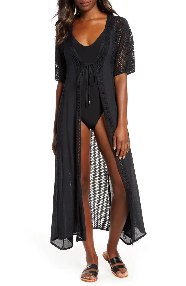 Crochet Panel Swim Cover-Up | Nordstrom