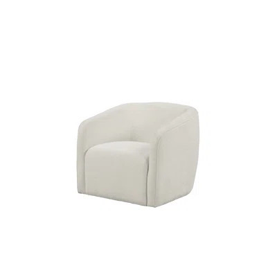 32" Beige Fabric Barrel Club Chair | Wayfair North America
