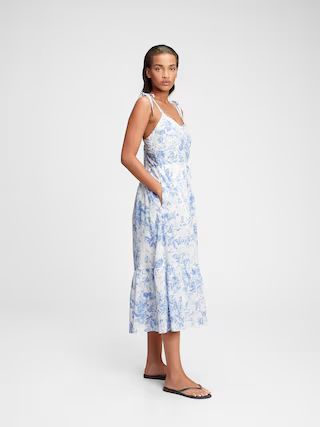 V-Neck Cami Midi Dress | Gap (US)