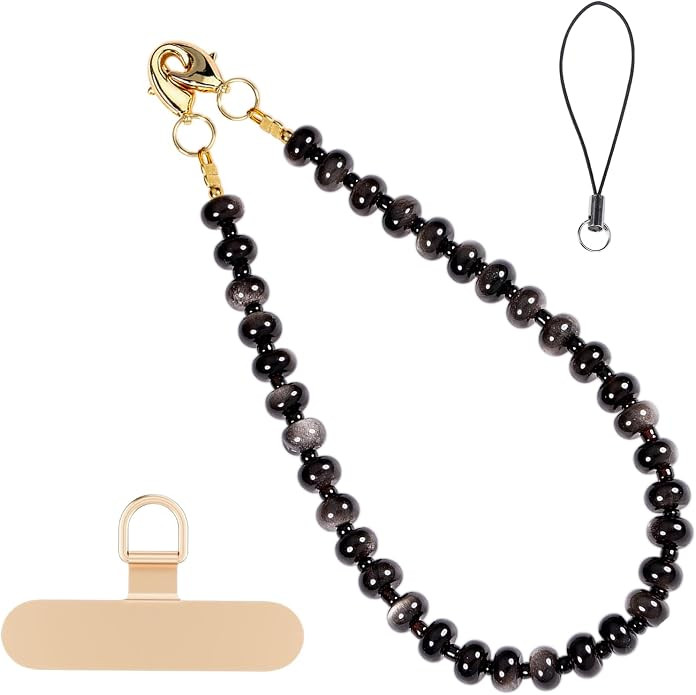 Crystal Beaded Phone Charm Wrist Strap Camera Lanyard | Amazon (US)