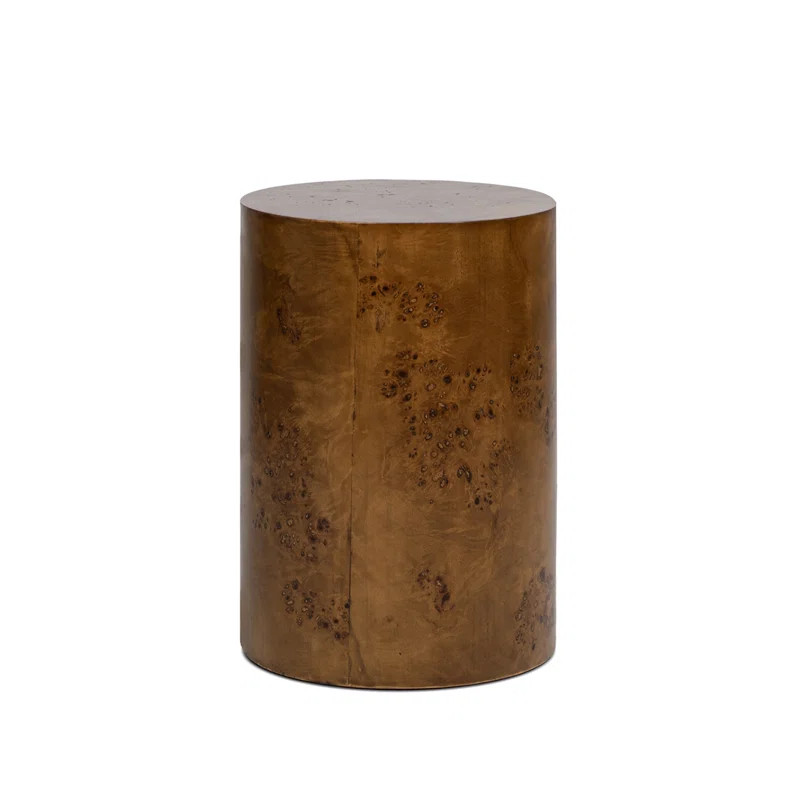 Gessel Burl Accent Pillar Side Table | Wayfair North America