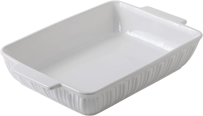 Amazon.com: FE Baking Dish, 11"x 8"Rome Pillar Casserole Dish, 3.38 Quart Lasagna Pan with Handle... | Amazon (US)