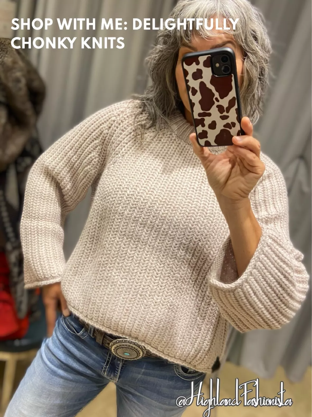 Oversized rib-knit sweater