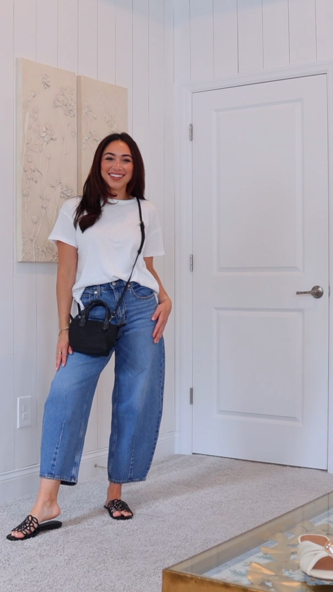 The viral barrel leg jeans... for only $35?! 👖✨ I have been eyeing the designer versions for months but couldn't justify the $250+ price tag. These Universal Thread ones from Target are a literal mirror image! They are a structured, high-quality denim with a little stretch and look super tailored in all the right places. I’m wearing a size 4—they do run true to size! ☁️🙌

#LTKunder50 #LTKunder100 #TargetStyle #BarrelJeans #HorseshoeJeans #DesignerDupe #DenimTrends #LuxeForLess #TargetFinds 

#LTKootd #LTKMothersDay #LTKSeasonal