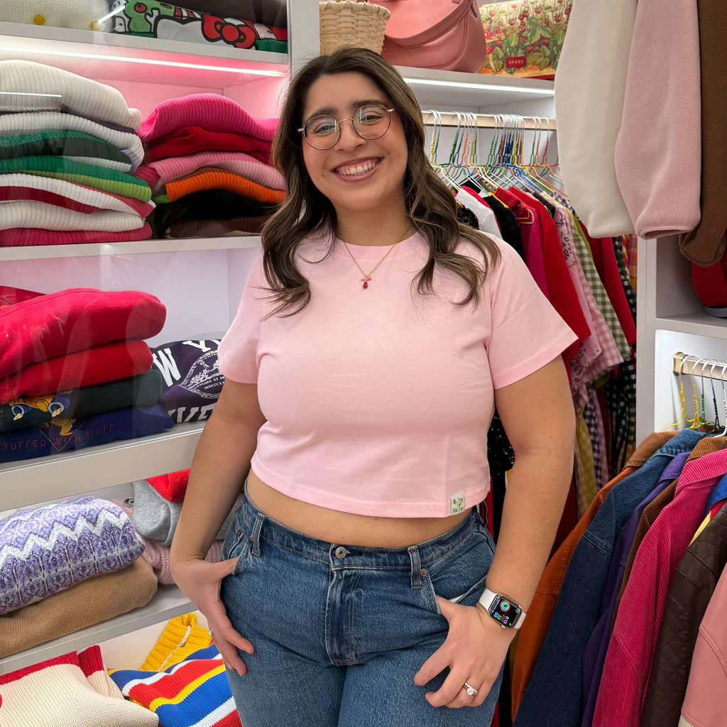 Cropped Tee - Cherry Blossom | Shiny by Nature