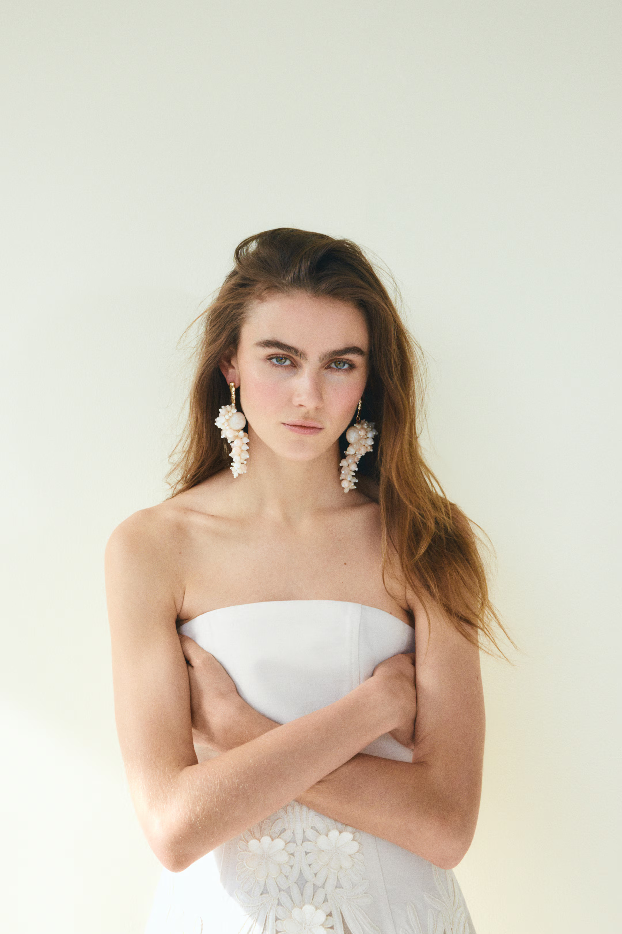 Appliquéd bandeau dress | H&M (UK, MY, IN, SG, PH, TW, HK)