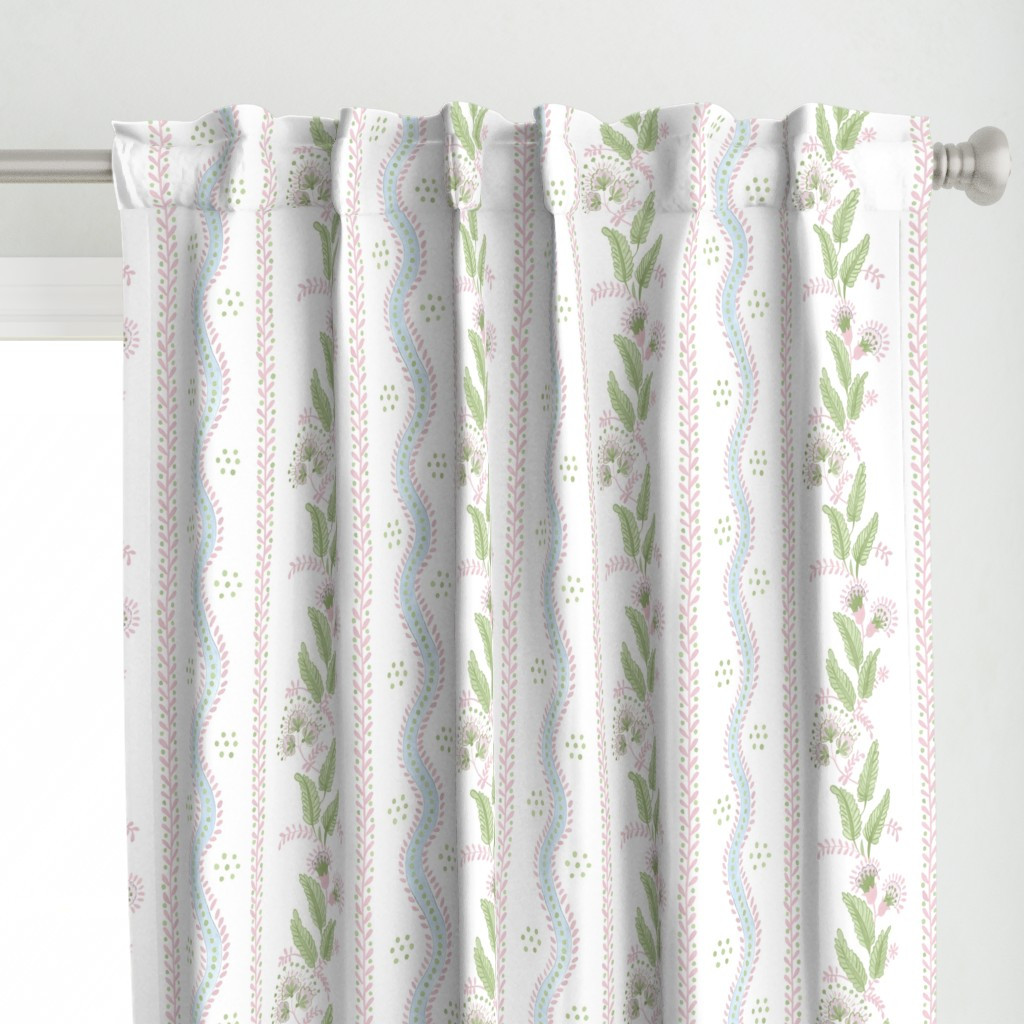 Emma Stripe Custom Gina3  Curtain Panel bydanika_herrick | Spoonflower