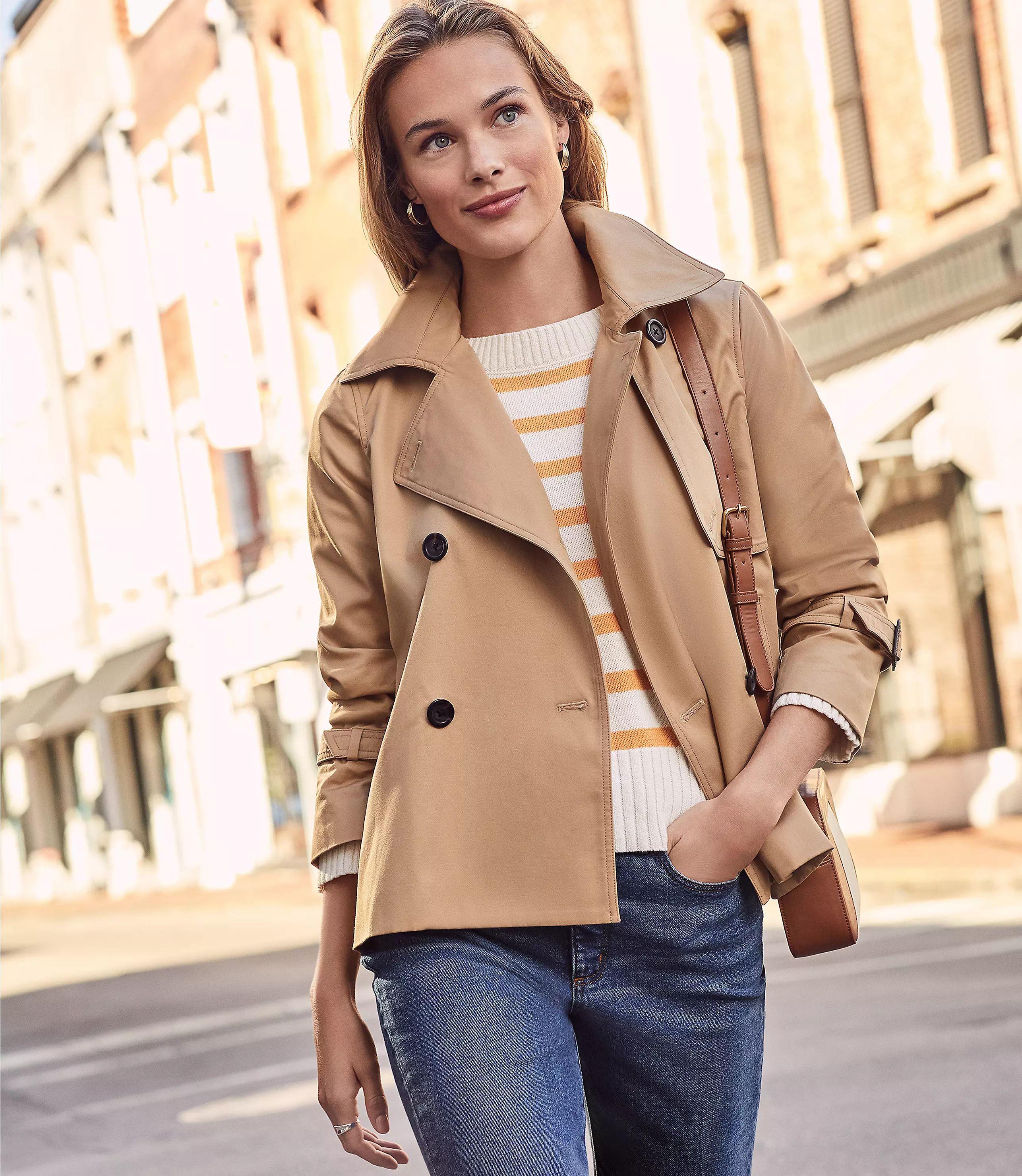 Swing Trench Jacket | LOFT