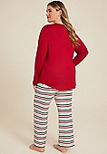 Plus Size Merry Mama Graphic Tee And Jogger Pajama Set | Maurices