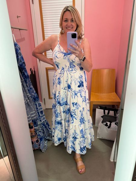 Love this blue and white dress. Just bought it and can’t wait to style it. Summer dress, maxi dresss

#LTKOver40 #LTKSeasonal #LTKMidsize