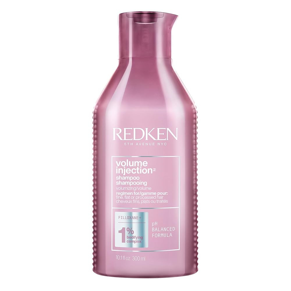 Redken Volume Injection Shampoo For Fine Hair - Adds Lift & Body, Volumizing & Detangling Without... | Amazon (US)