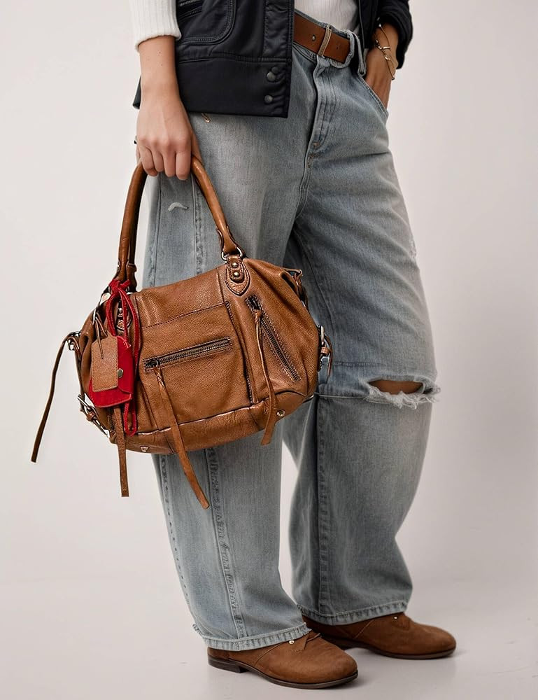 Women Mini Tote Bags (8 L) City Bags Tote Bag Purse Vegan Leather Hobo Handbags With Adjustable D... | Amazon (US)