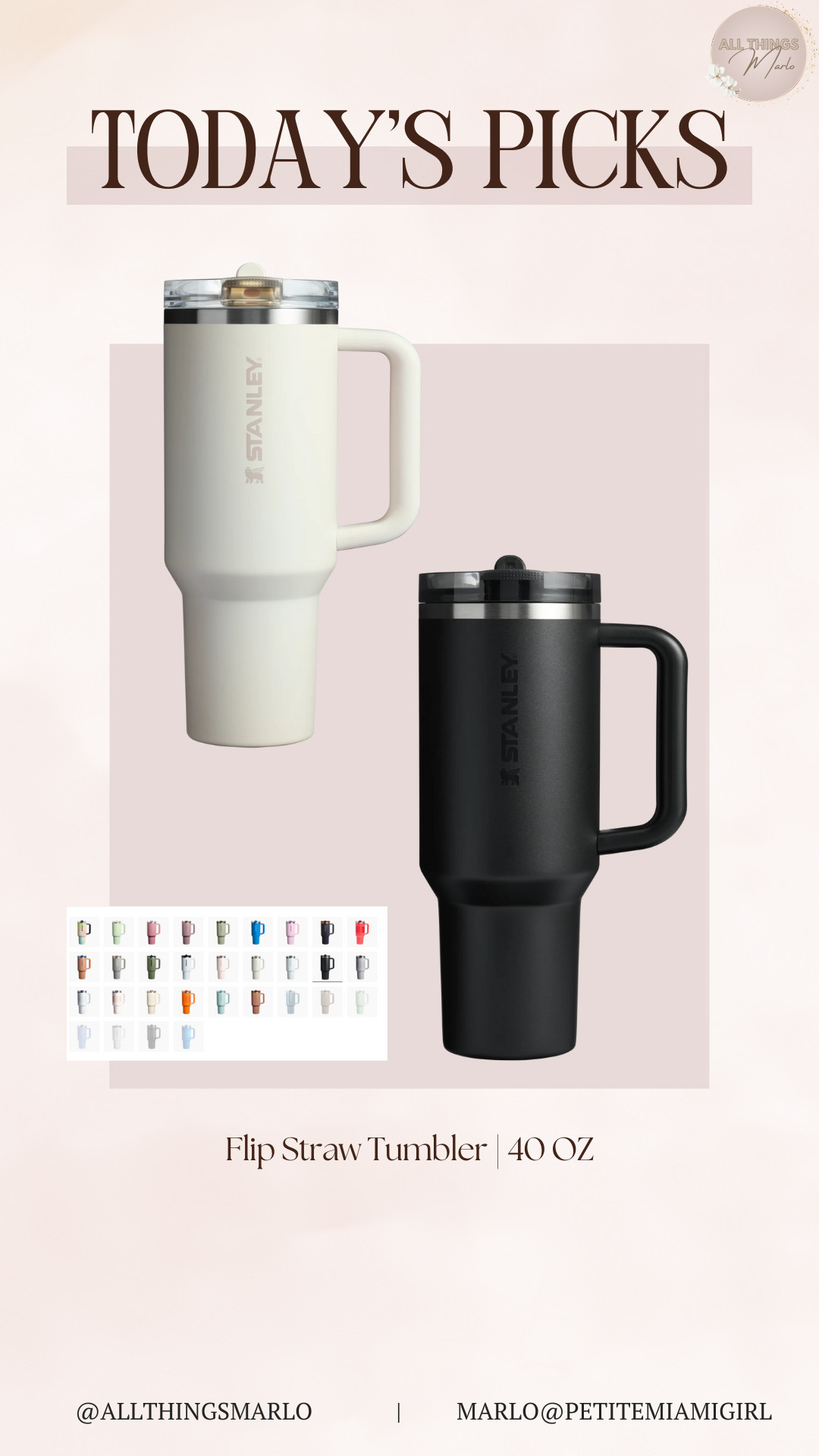 Flip Straw Tumbler | 40 OZ 

 #LTKSeasonal #LTKHome #LTKSaleAlert