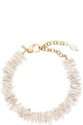 éliou - Off-White Pearl Chau Necklace | SSENSE