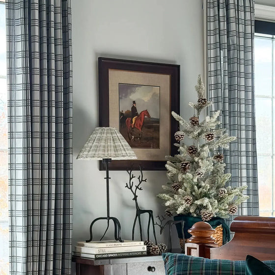 Britt Bengoechea Floral Print Linen Cotton Drapery Pleated | TWOPAGES