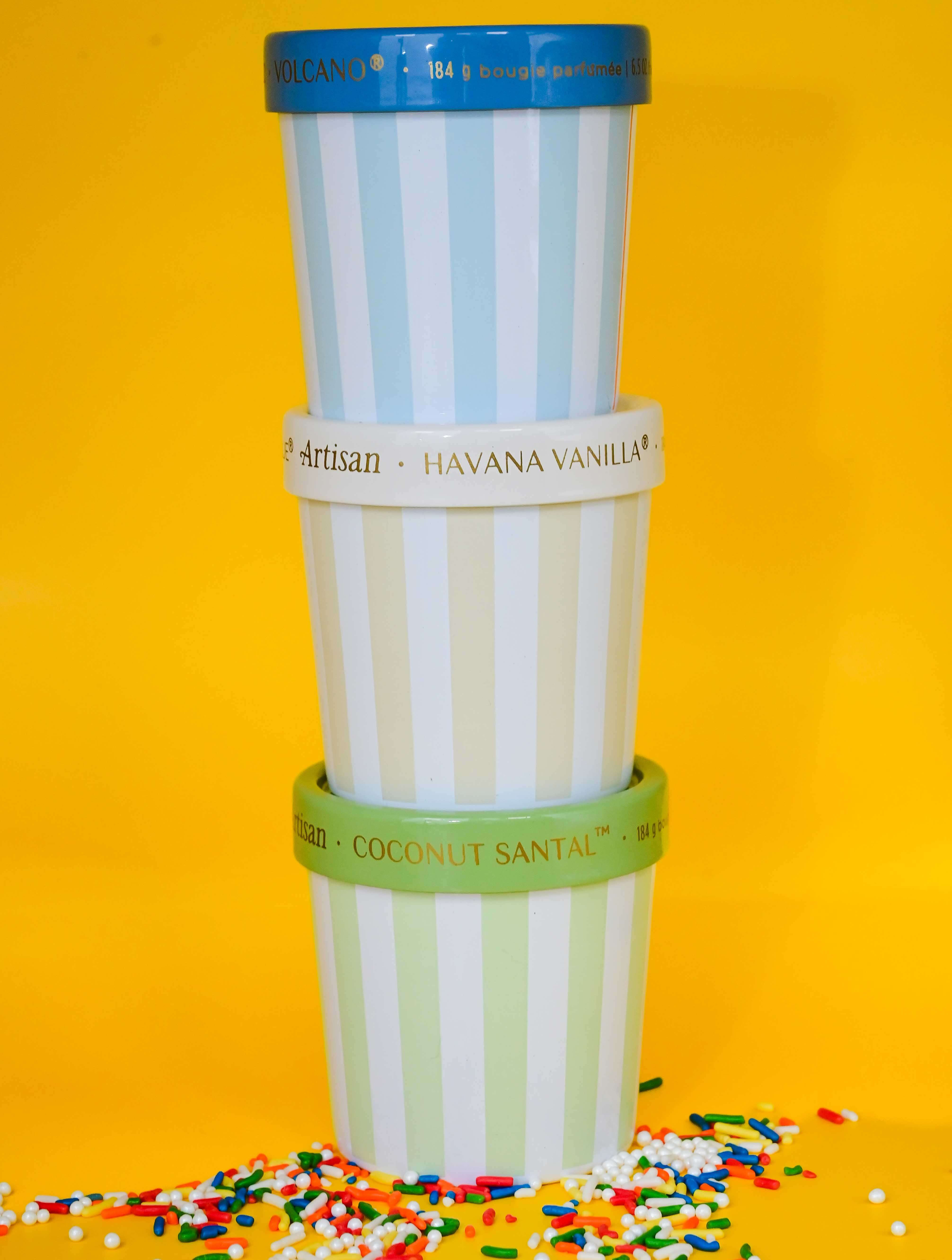 Capri Blue Artisan Caffe Capri 6.5 oz Gelato Cup Havana Vanilla Candle | JAYNE