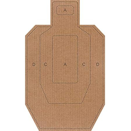 KRATE Tactical Cardboard Targets – Competition Paper Silhouette Shooting Target – Torso Targets for  | Amazon (US)