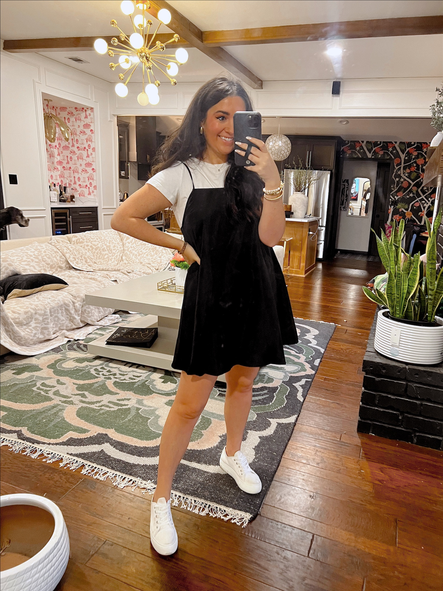 Black Dress With White Shirt Underneath Itskelseycrow On LTK