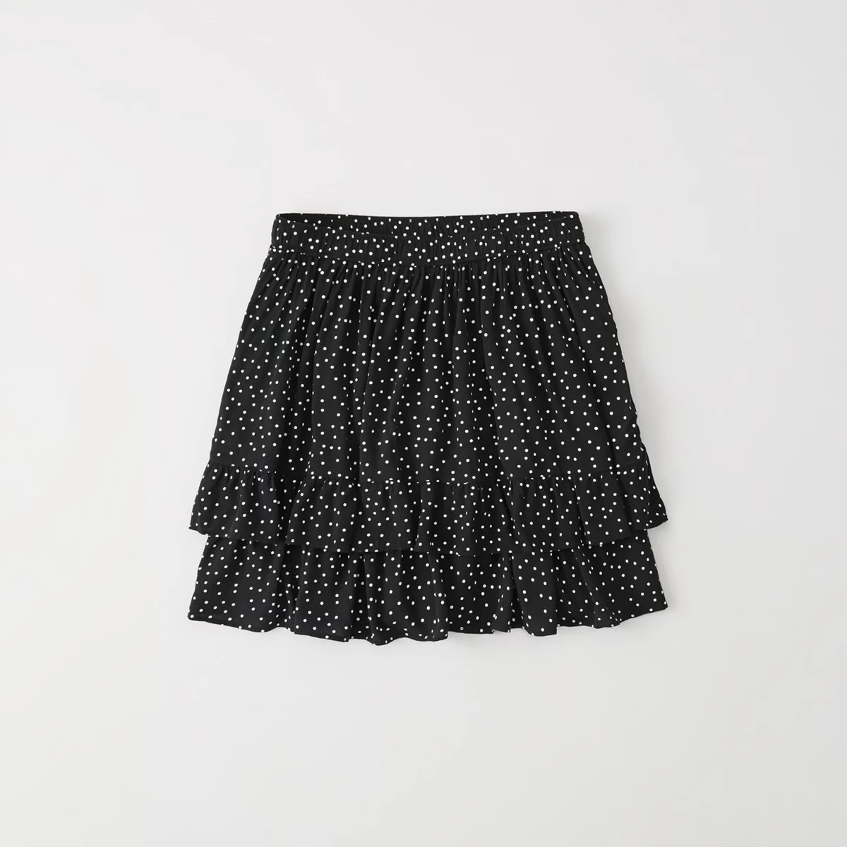 Tiered Mini Skirt | Abercrombie & Fitch US & UK