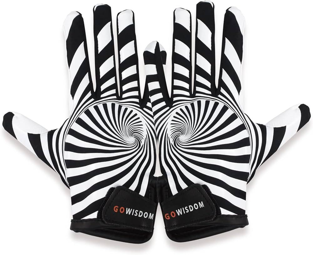 DUFFOBAN Kids Football Gloves Youth Silicone Grip Receiver Gloves - Super Sticky Sports Catching ... | Amazon (US)
