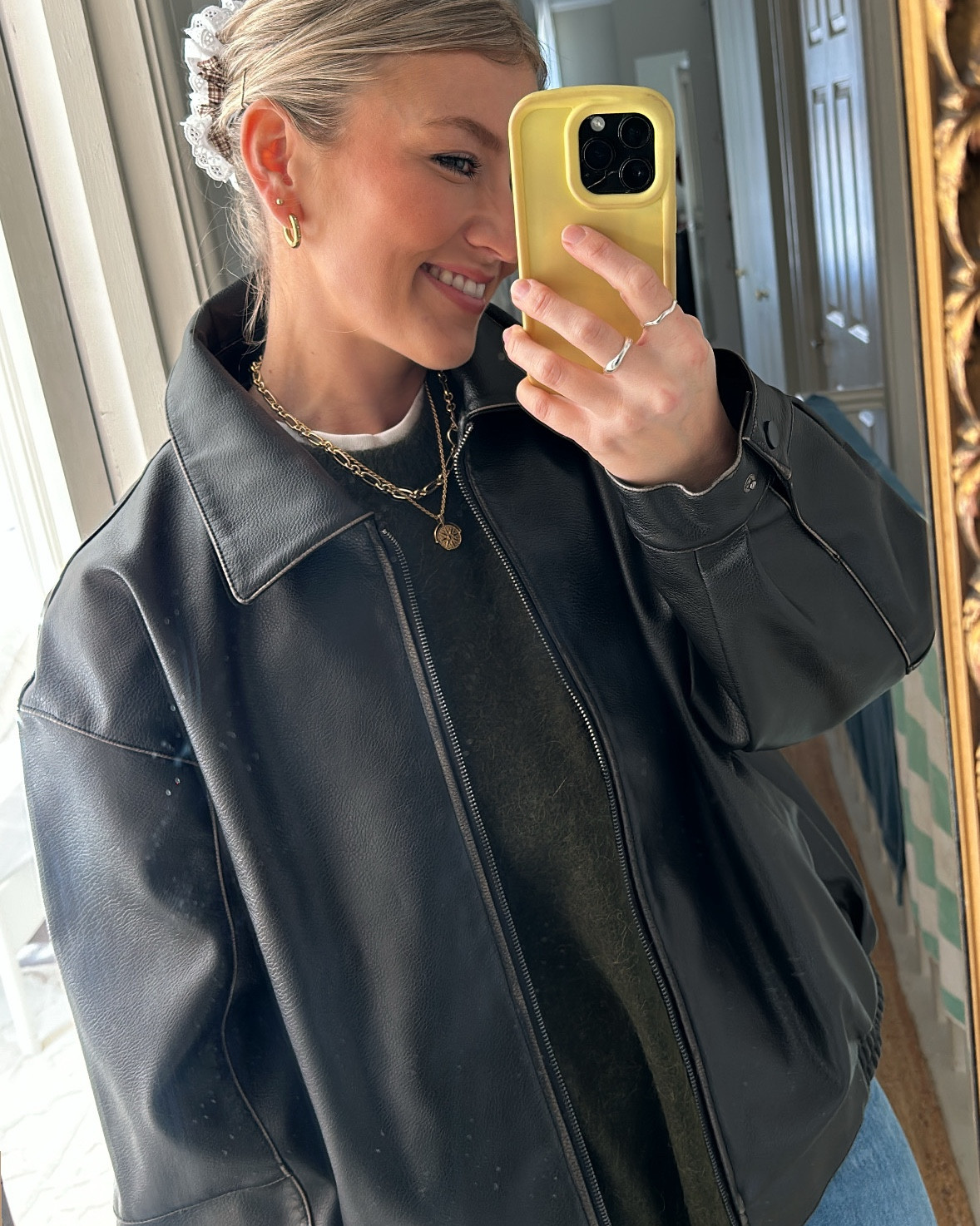 Faux leather jacket options for this season 🤎

Faux leather bomber jacket 1 - Topshop via ASOS, size M
Faux leather jacket 2 - Berksha via ASOS, size M
Faux leather biker jacket 3 - Topshop via ASOS, size M

#LTKautumn #LTKstyletip #LTKuk