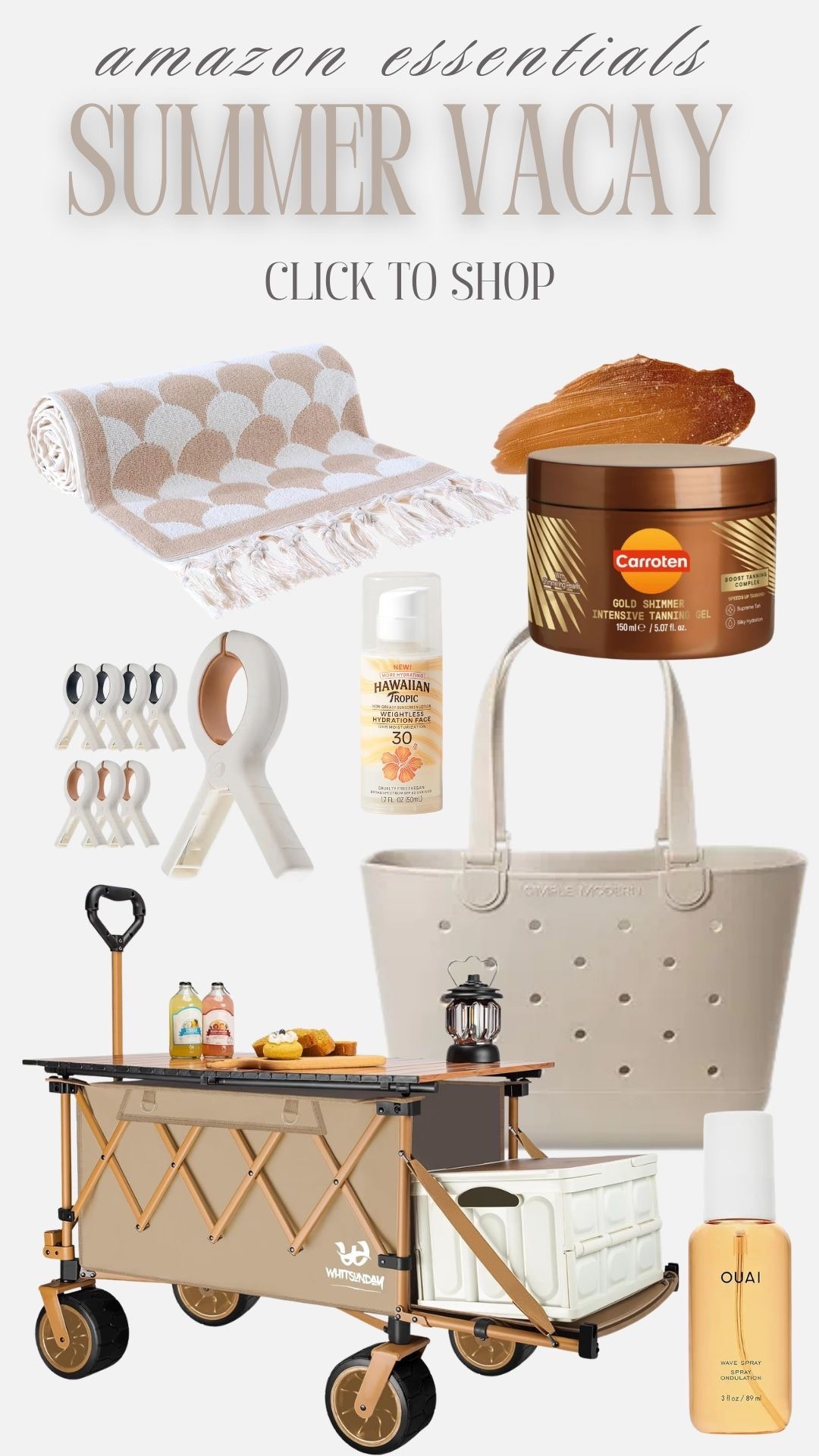 🌴 Amazon summer vacay essentials 🌴

Vacation mode activated ✈️ These Amazon finds are perfect for packing for your next sunny getaway ☀️🏝️
#amazonfinds #vacaymusthaves #summertravel #beachvacay #travelstyle #ltkstyle

#LTKSeasonal #LTKSwim #LTKTravel