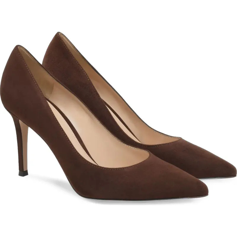Gianvito Rossi Gianvito 85 Pump in Grey at Nordstrom, Size 37.5 | Nordstrom