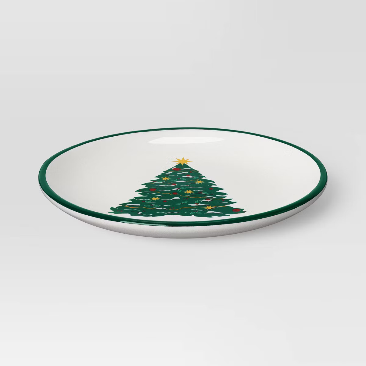 6" Stoneware Tree Appetizer Plate - Threshold™ | Target
