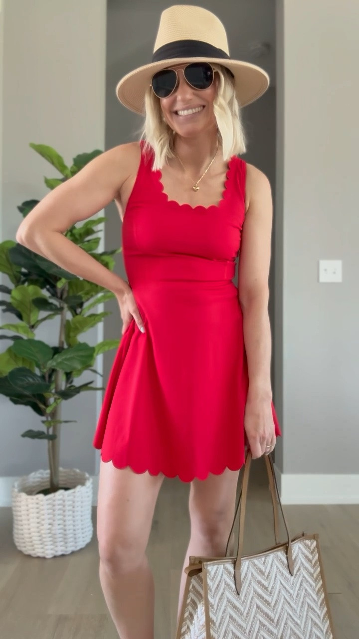 Outfit idea with athleisure dress.

#LTKOver40 #LTKSeasonal #LTKPetite