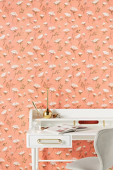 Juliet Meeks Queen's Lace Wallpaper | Anthropologie (US)