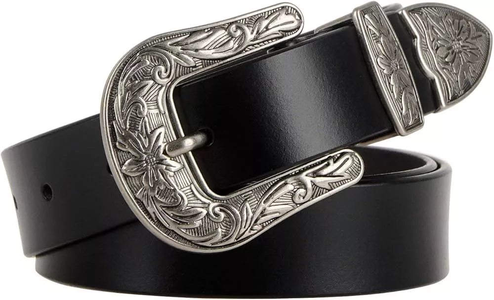 Jasgood Women's Leather Waist Belt