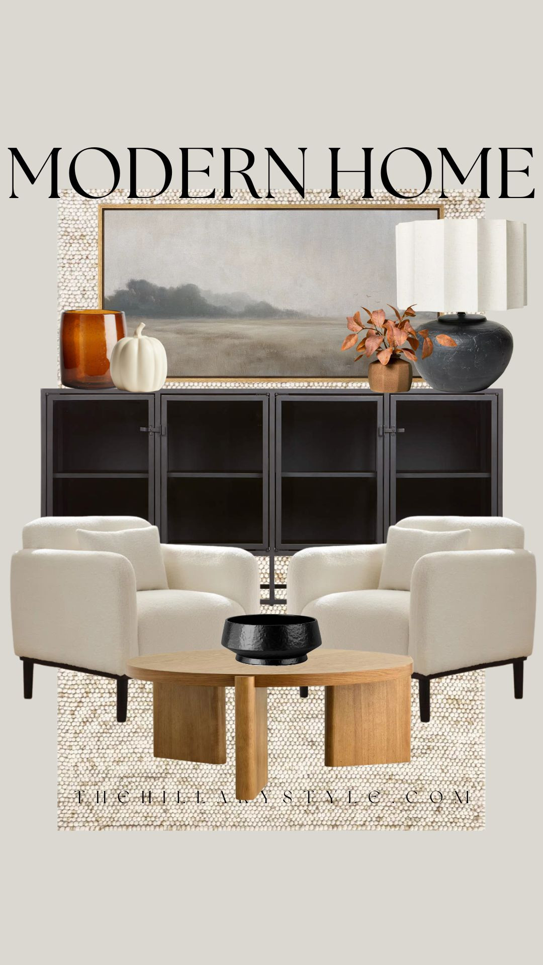 Modern Home Fall Decor Inspiration

Cozy up your living space this fall with modern minimalist decor. Featuring neutral tones, textured accents like boucle chairs and a woven rug, and warm autumnal touches with a white pumpkin, amber vase, and terracotta-hued foliage. Shop this curated look from Target, Crate & Barrel, Wayfair & H&M! #modernhome #falldecorating #neutraldecor #bouclechair #wovenrug #livingroomdecor #interiordesign #homedesign #ltkhome #pinterestdecor #TheHillaryStyle 

 

#LTKSeasonal #LTKHome #LTKStyleTip