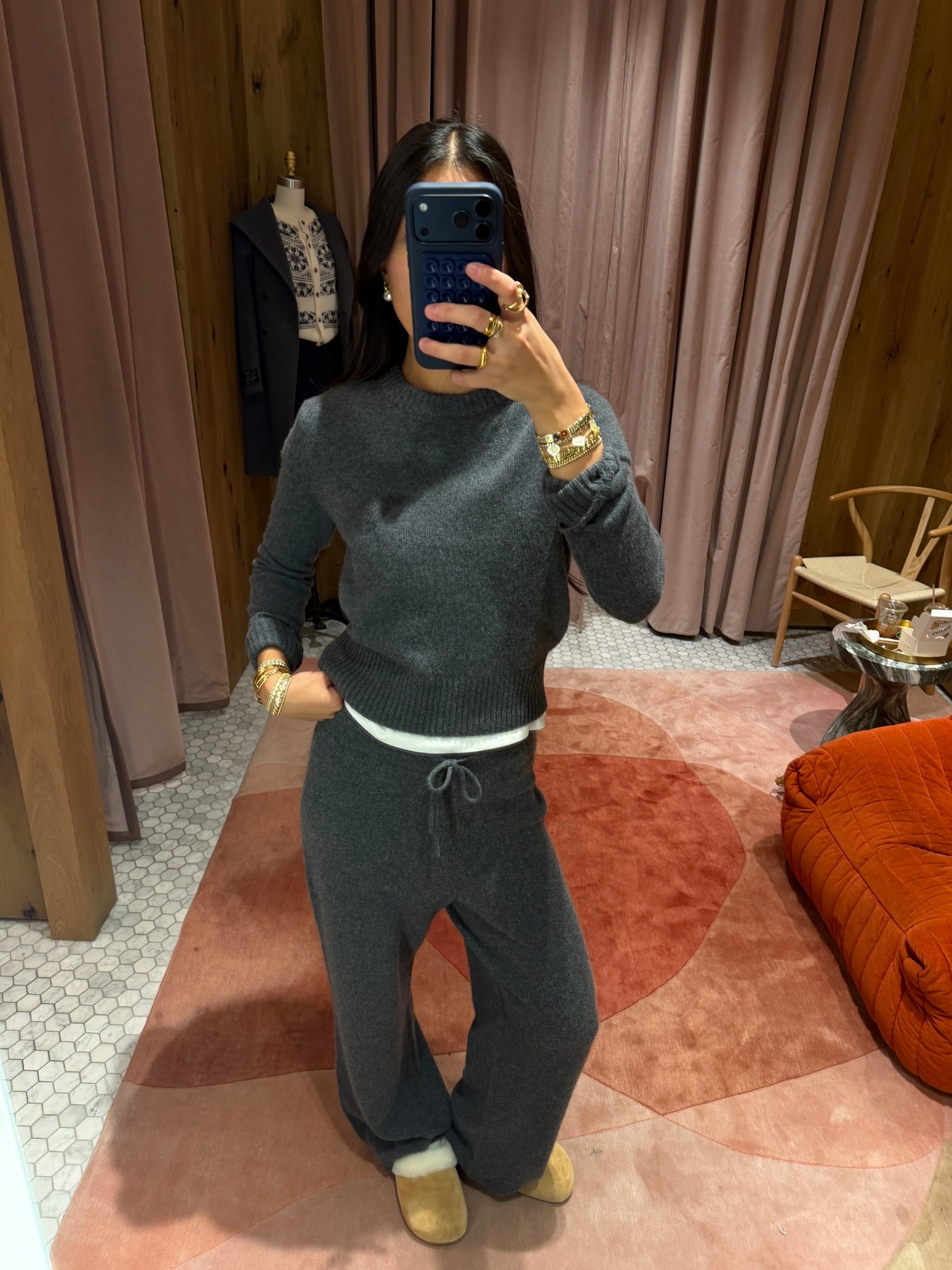 size XS sweater size M pants 