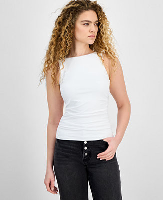 Women's Second Skin Ruched Tank Top | Macy's