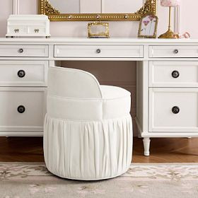 Leona Vanity Stool | Pottery Barn Teen