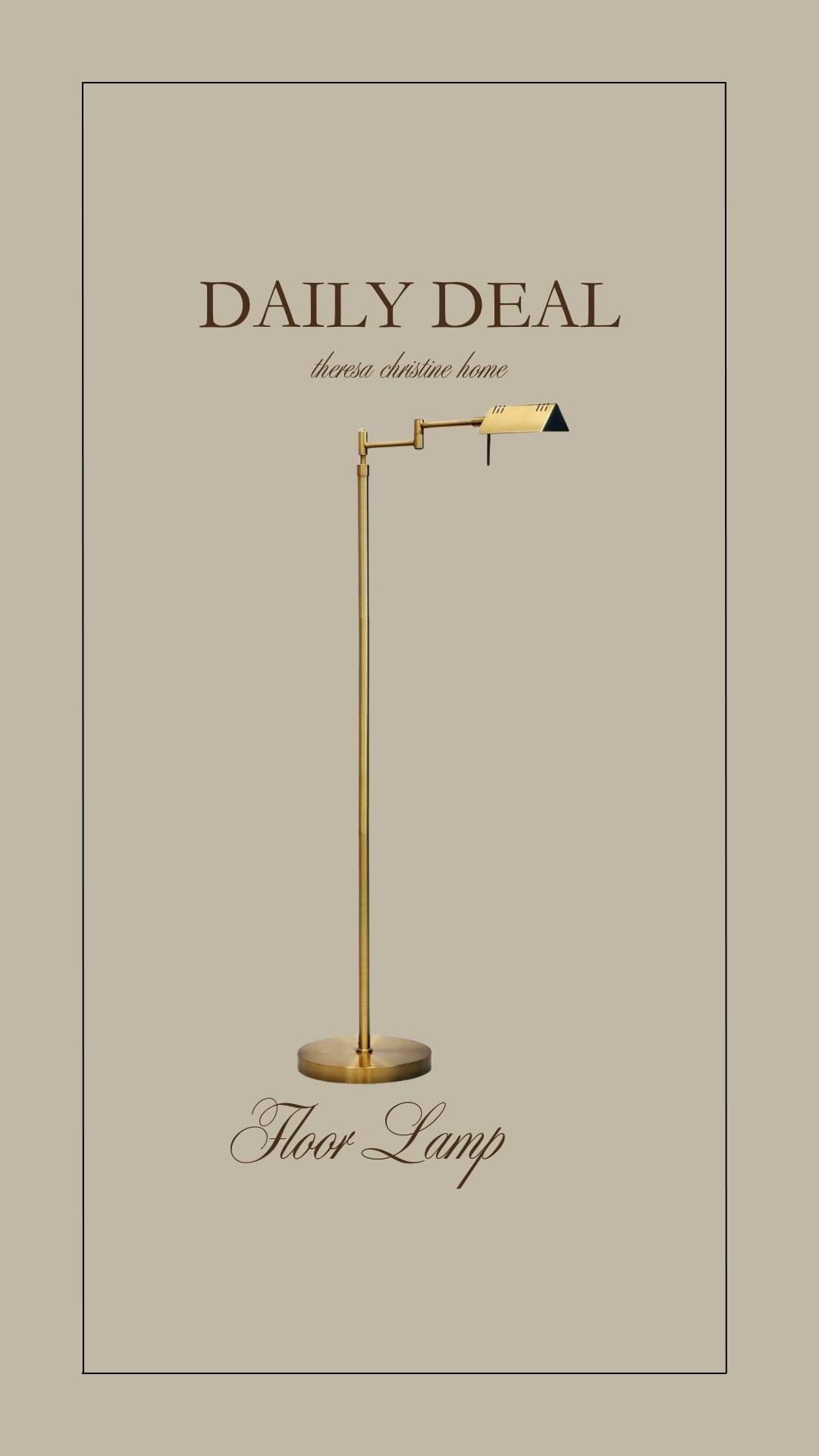 Pharmacy floor lamp from Amazon, daily deal

#LTKHome #LTKSaleAlert