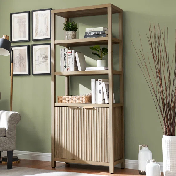 Nicolee 71'' H Storage Bookcase | Wayfair North America
