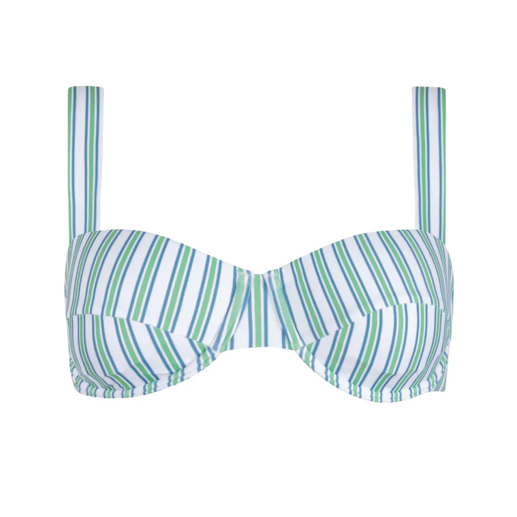 Women’s Tamarin Stripe Cup Bikini Top | Over The Moon