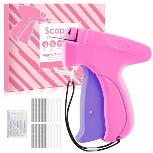 Stitch Gun for Clothes - Handheld Stitch Gun Quick Clothing Fixer - Tagging Gun - Includes 6 Needle, 1000 Black Fasteners & 1000 White Fasteners | Amazon (US)