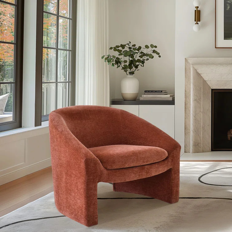 Steven Chenille Barrel Chair | Wayfair North America