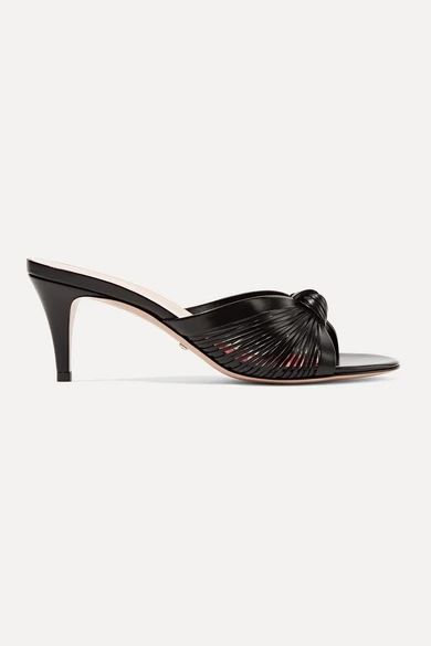Crawford knotted leather mules | NET-A-PORTER (UK & EU)