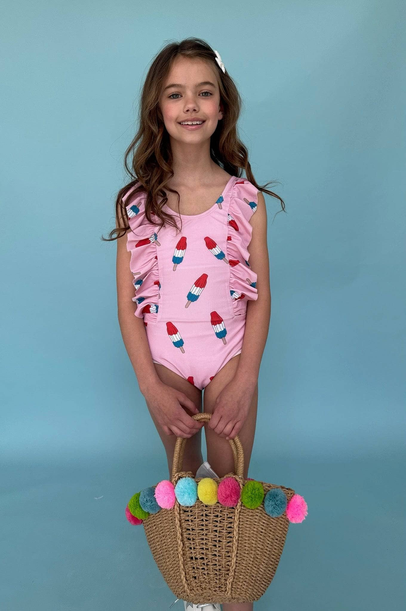 Pinkie Bomb Pop Swim | Lola + The Boys