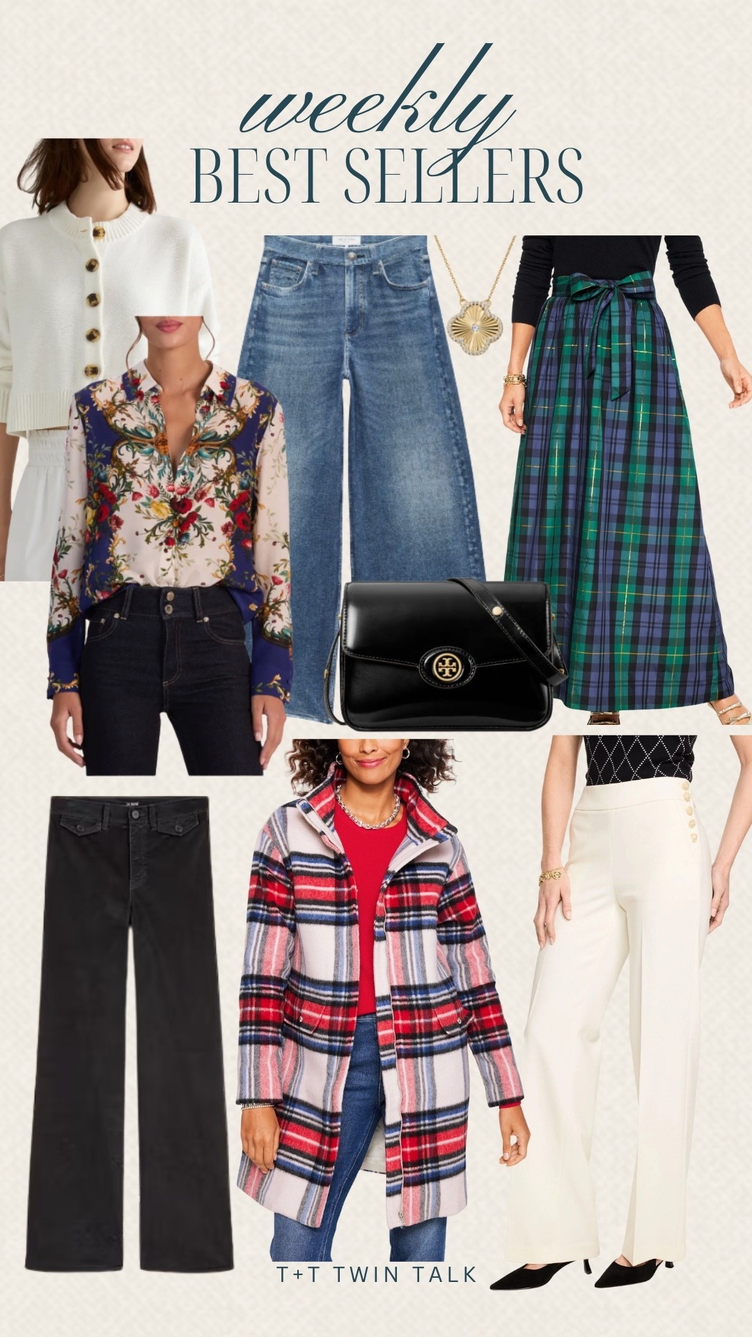 Weekly best sellers are in! Everyone is loving the new Talbots holiday pieces like the plaid jacket and maxi skirt! So many great pairs of pants too like the J.Crew wide leg trousers, rag & bone sweatpants jeans, and Talbots white pants! 

#LTKSeasonal #LTKOver40 #LTKMidsize