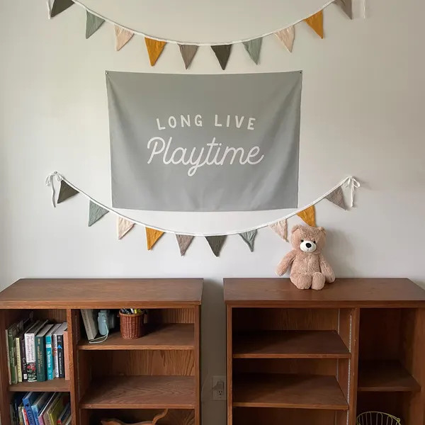 Long Live Playtime Tapestry, Custom Play Room Wall Banner, for Bedroom or Nursery Decor, Playroom... | Etsy (US)