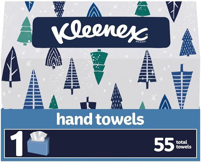 Kleenex Holiday Box Hand Towels, White 55 ea | Amazon (US)