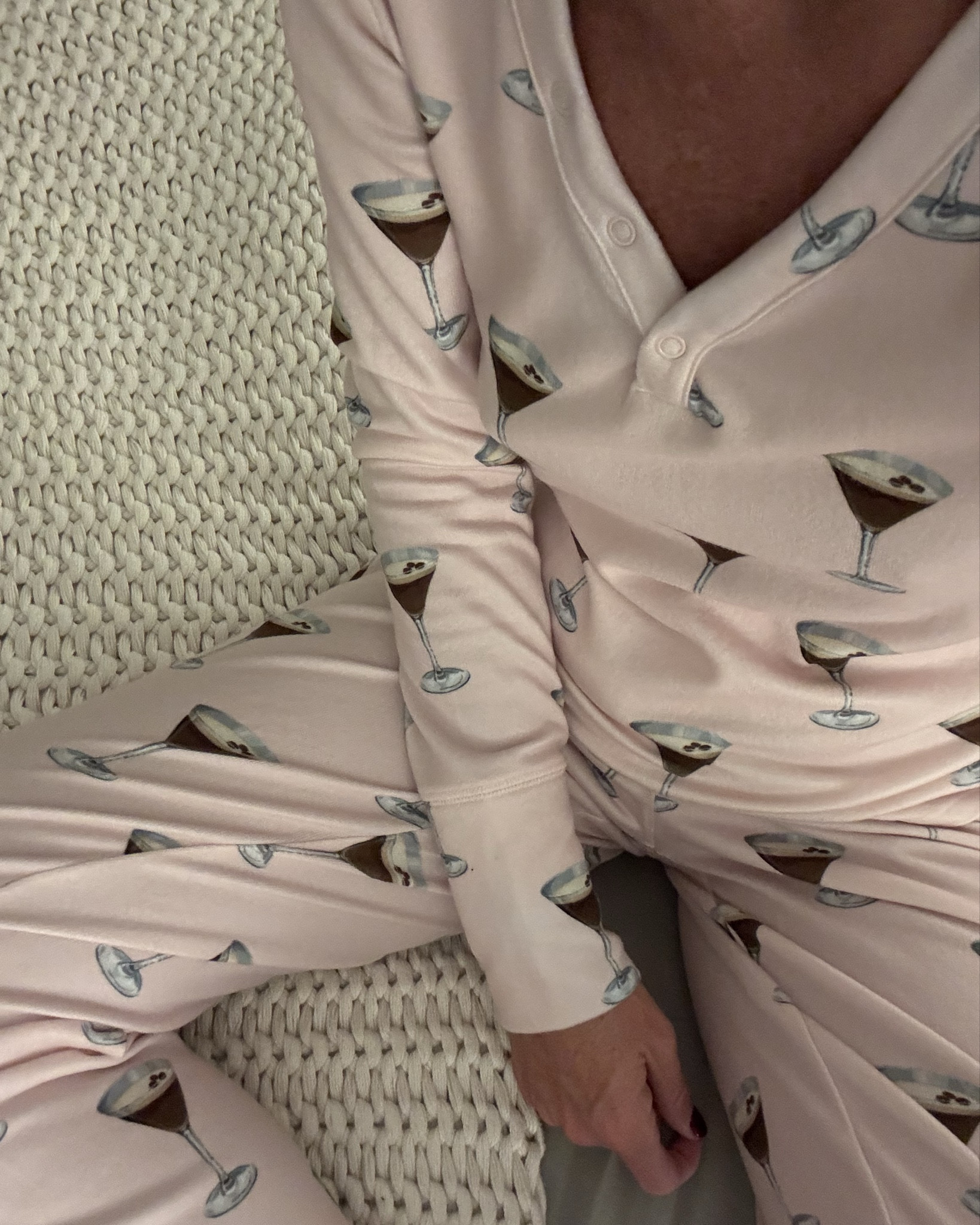 Calling all Espresso Martini Lovers 🗣️

If you like a good espresso martini as much as I do, then you NEED these pajamas. Not only are they super cute, but they are made from this buttery jersey fabric that is SO comfortable. I’ll be living in these all winter. 

I sized up for a more roomy fit, as I like my pjs a little oversized. Wearing a small  

#LTKGiftGuide #LTKFindsUnder100 #LTKOver40
